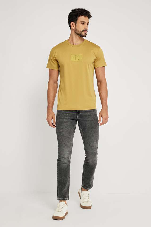 Solid-Cotton-Round-Neck-Men-s-T-Shirt