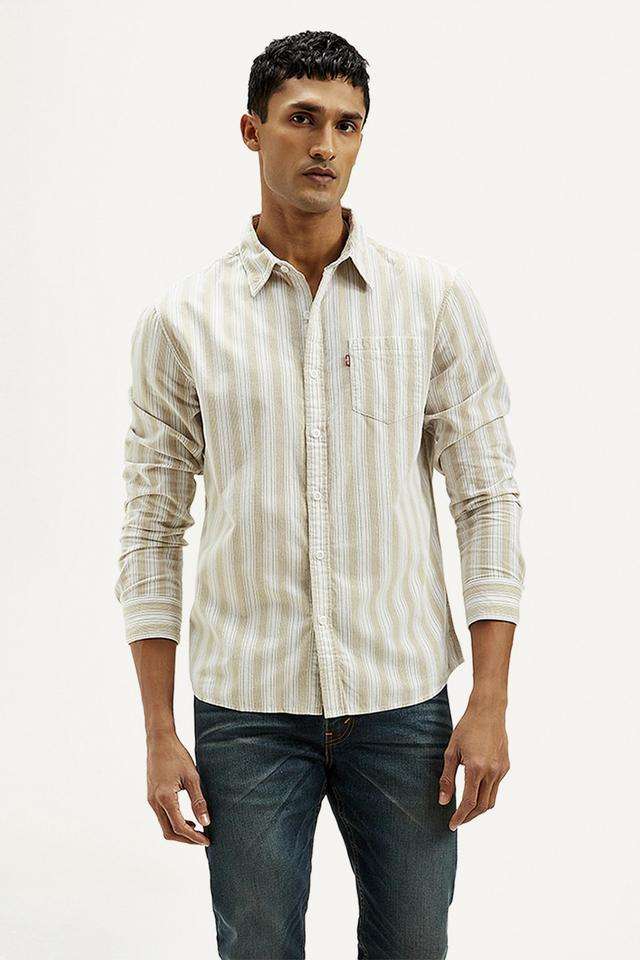 Stripes-Cotton-Slim-Fit-Men-s-Casual-Wear-Shirt