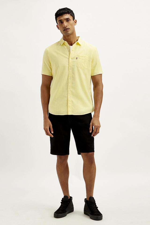 Solid-Cotton-Slim-Fit-Men-s-Casual-Wear-Shirt