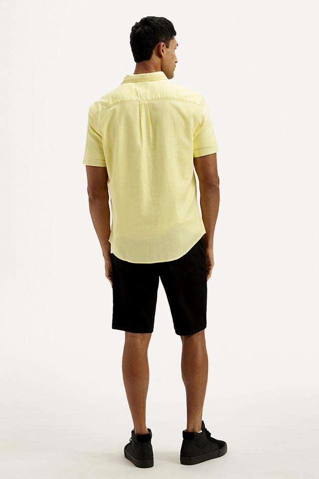 Solid-Cotton-Slim-Fit-Men-s-Casual-Wear-Shirt