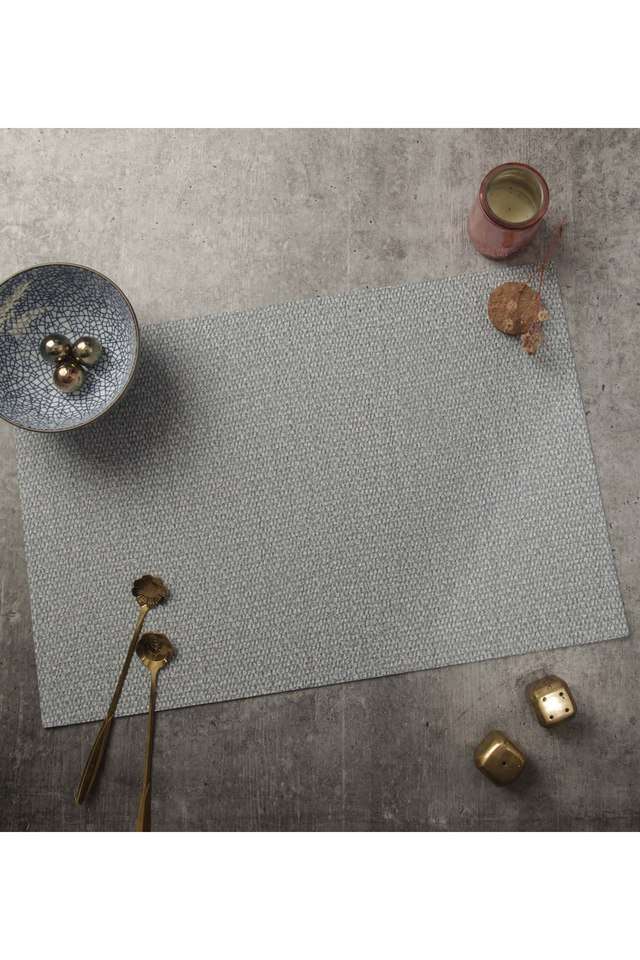 Canvas-Solid-Table-Mat-Grey