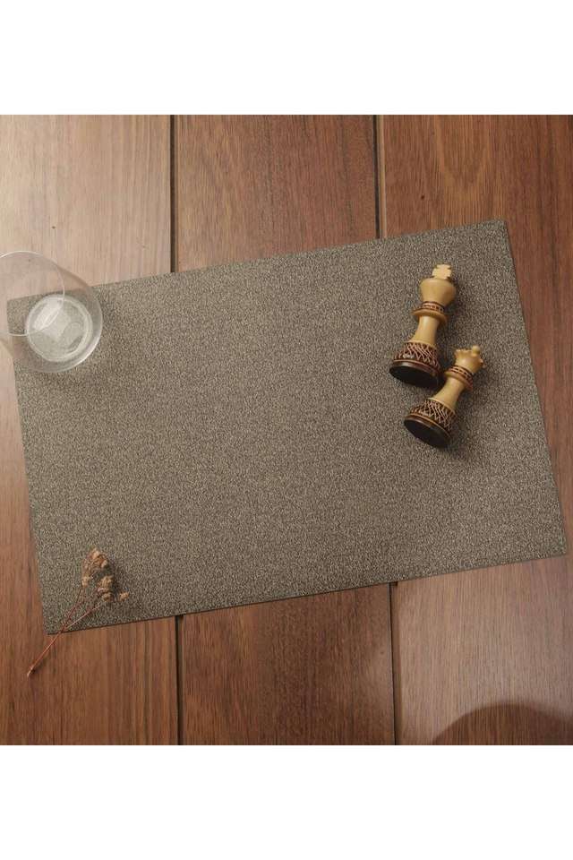 Canvas-Solid-Table-Mat-D.Brown