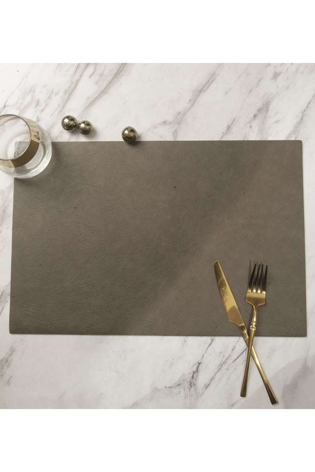 Canvas-Solid-Table-Mat-D.Grey