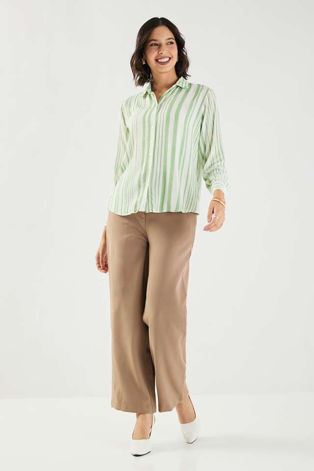 Printed-Blended-Fabric-Regular-Fit-Women-s-Formal-Shirt