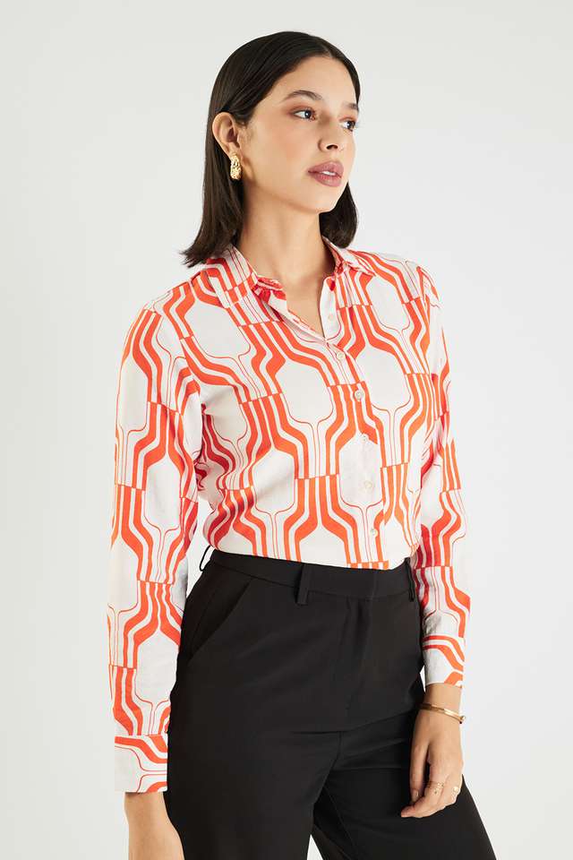 Printed-Crepe-Regular-Fit-Women-s-Formal-Shirt