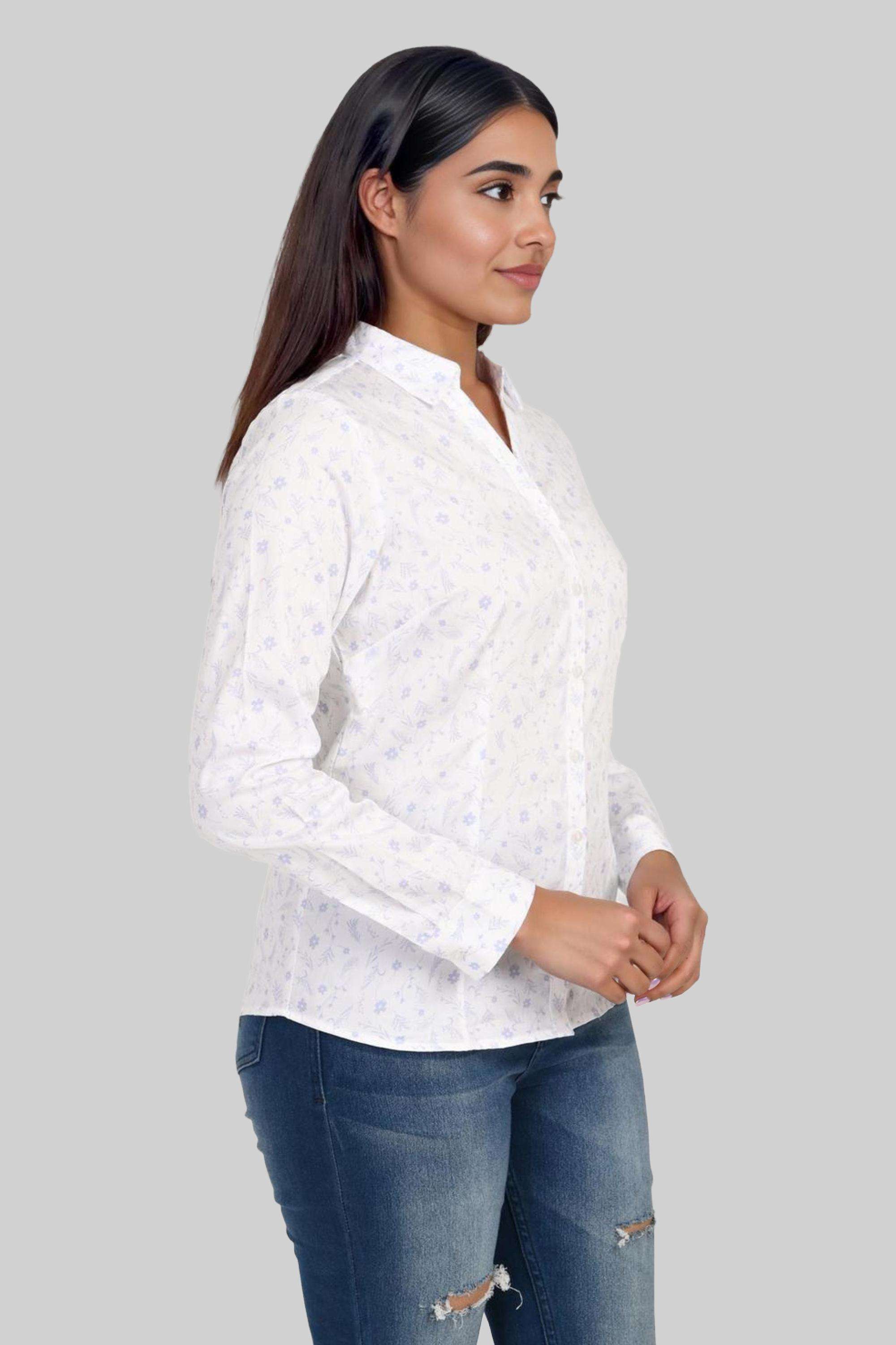 Printed-Classic-Collar-Satin-Women-s-Casual-Wear-Shirt