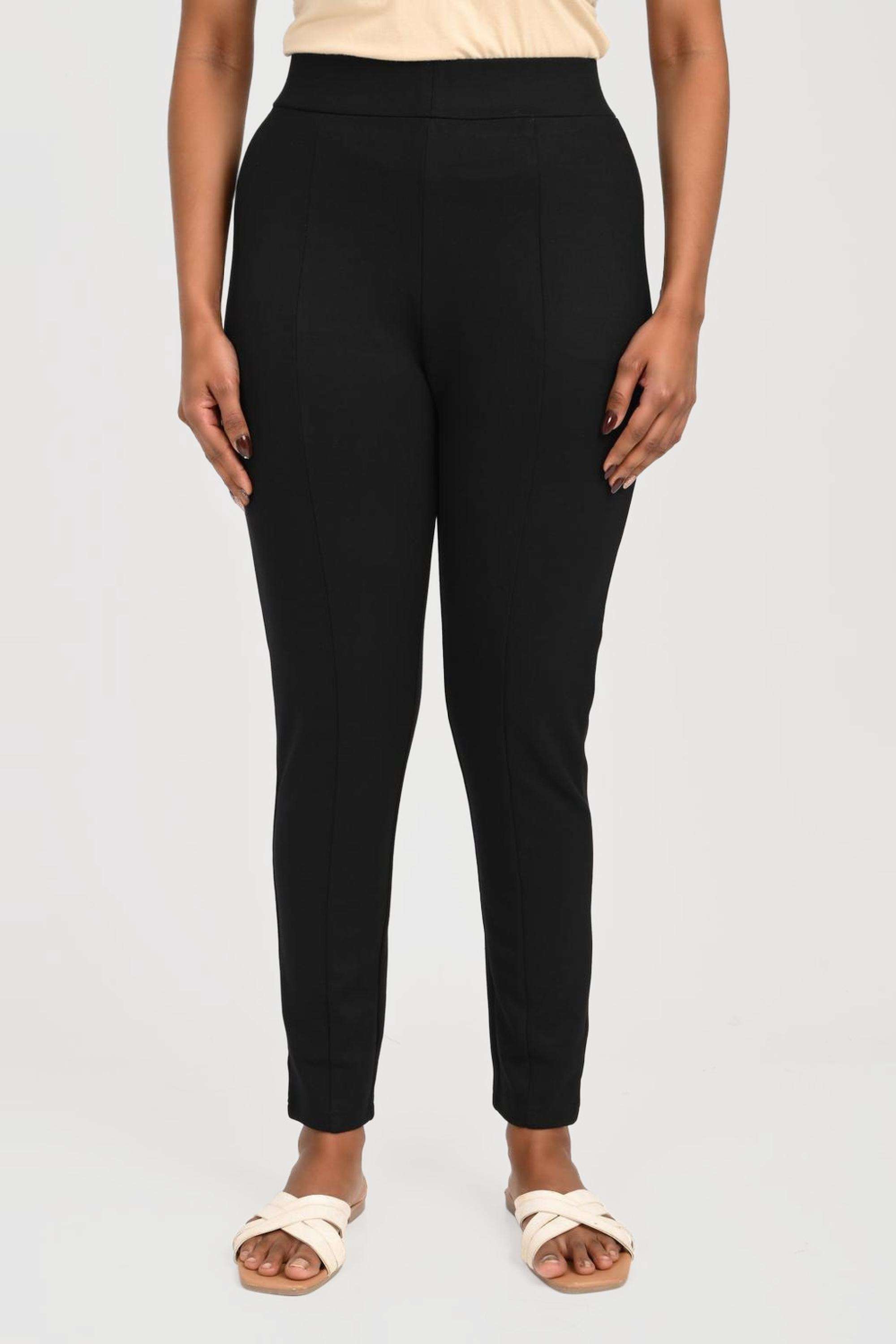 Printed Relaxed Fit Cotton Women Trousers-image-4
