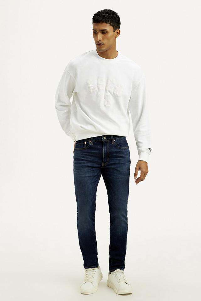 Light-Wash-Polyester-Slim-Fit-Men-s-Jeans