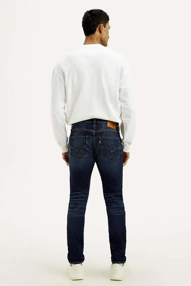 Light-Wash-Polyester-Slim-Fit-Men-s-Jeans