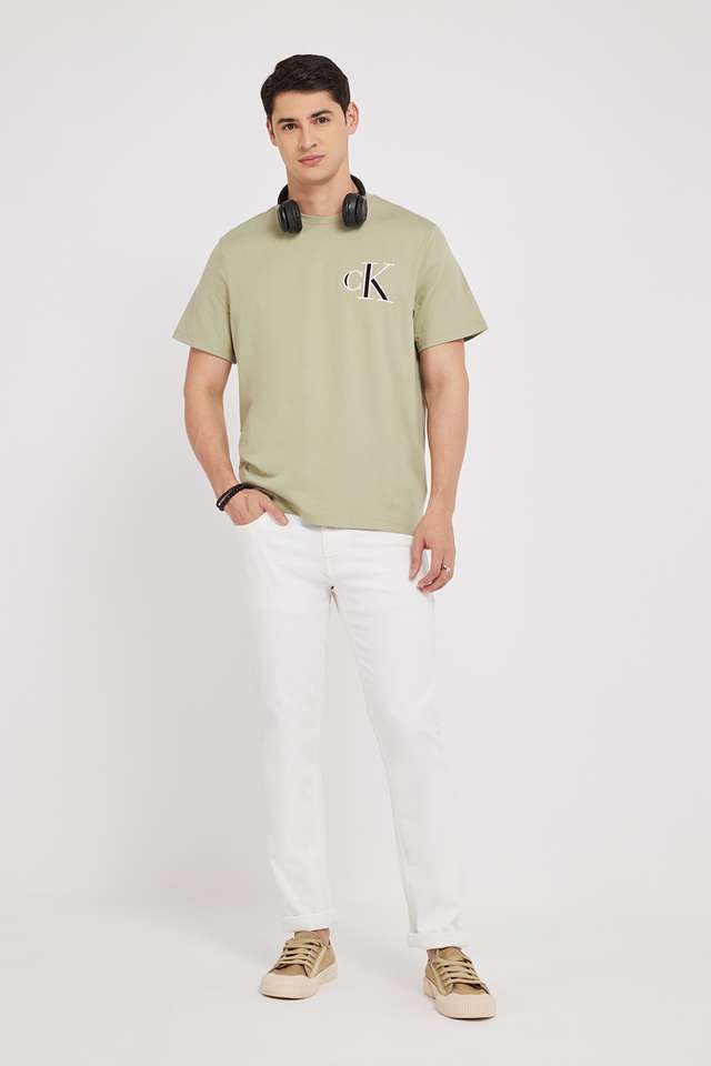 Solid-Cotton-Round-Neck-Men-s-T-Shirt