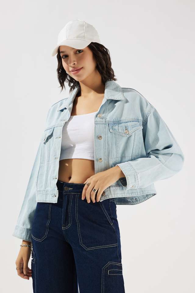 Solid-Collared-Cotton-Women-s-Casual-Wear-Jacket