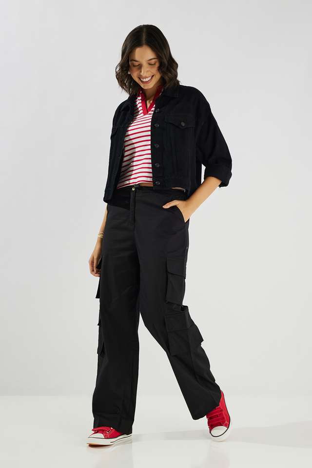 Solid-Collared-Cotton-Women-s-Casual-Wear-Jacket