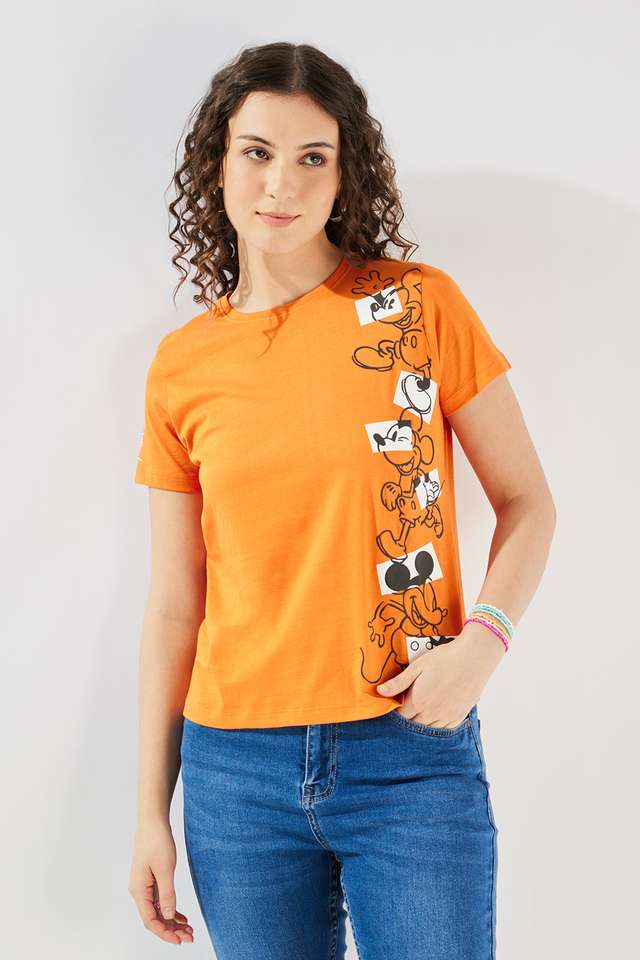 Printed-Cotton-Round-Neck-Women-s-Top