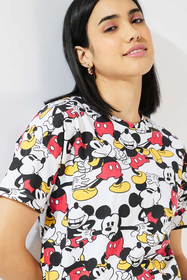 Printed-Cotton-Round-Neck-Women-s-Top