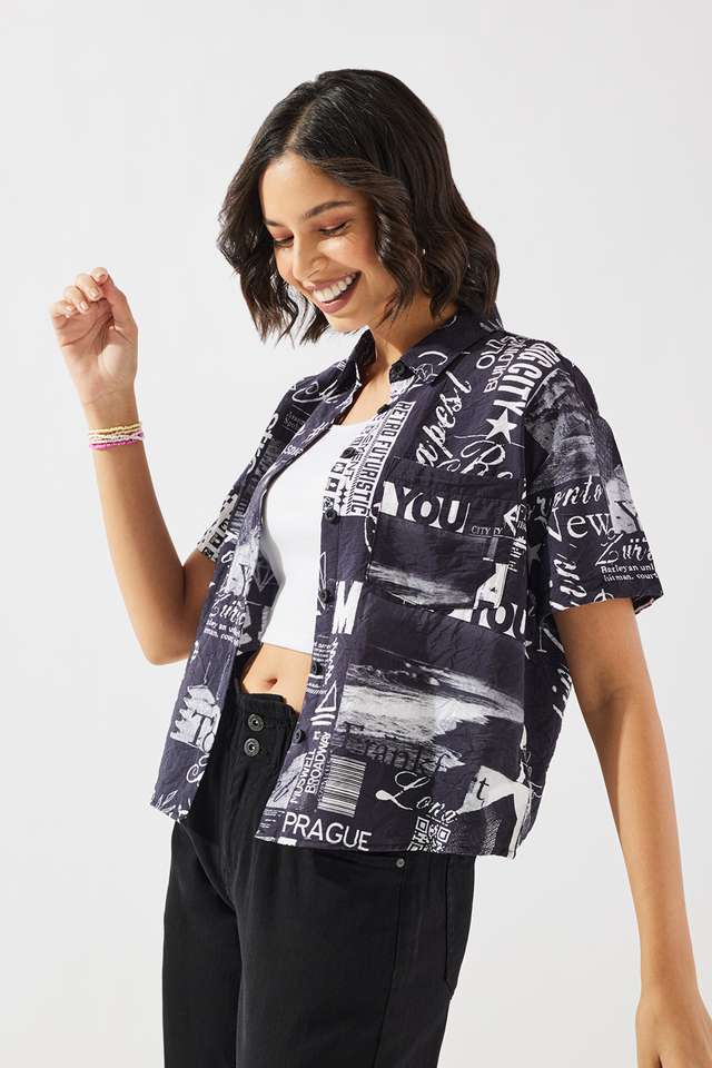 Printed-Collared-Viscose-Women-s-Casual-Wear-Shirt