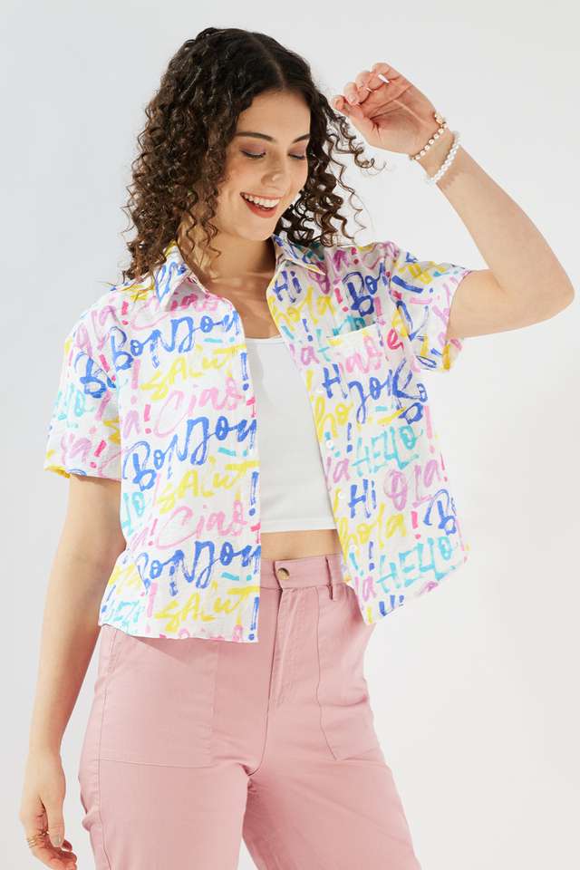 Printed-Collared-Viscose-Women-s-Casual-Wear-Shirt