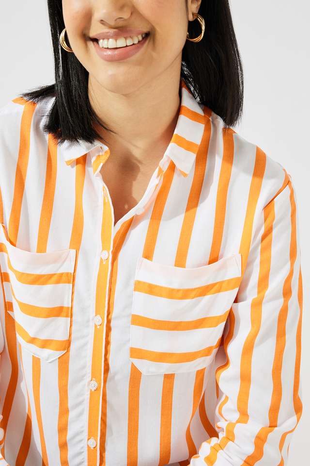 Printed-Collared-Viscose-Women-s-Casual-Wear-Shirt