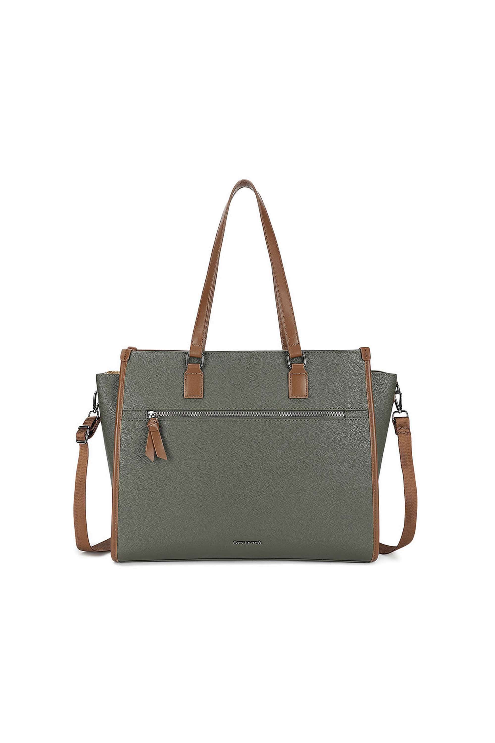 PU-Zipper-Closure-Women-s-Laptop-Tote-Bag