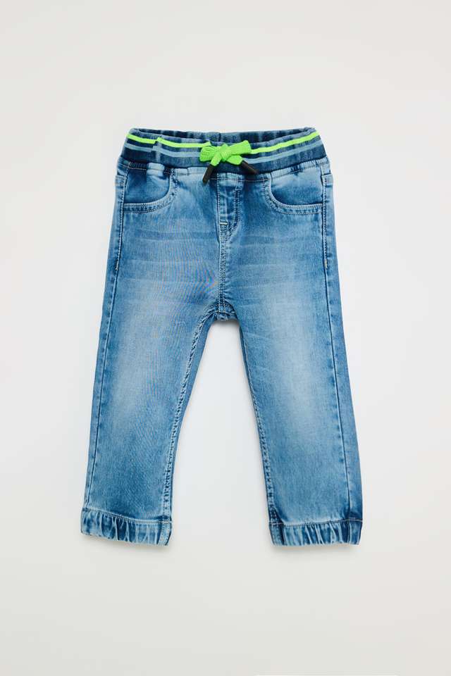 Solid-Blended-Fabric-Regular-Fit-Infants-Jeans