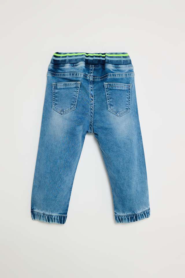 Solid-Blended-Fabric-Regular-Fit-Infants-Jeans