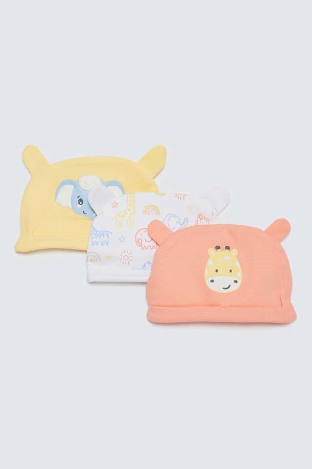 Printed-Cotton-Infant-Boys-Sleep-Wear-Caps