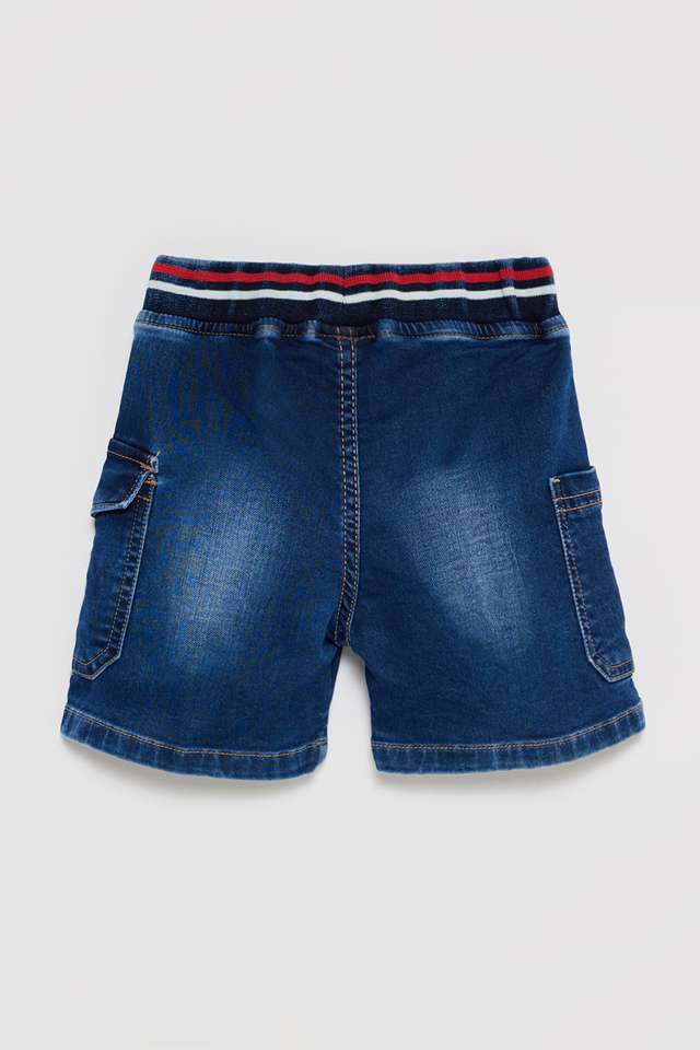 Solid-Blended-Fabric-Regular-Fit-Infants-Shorts