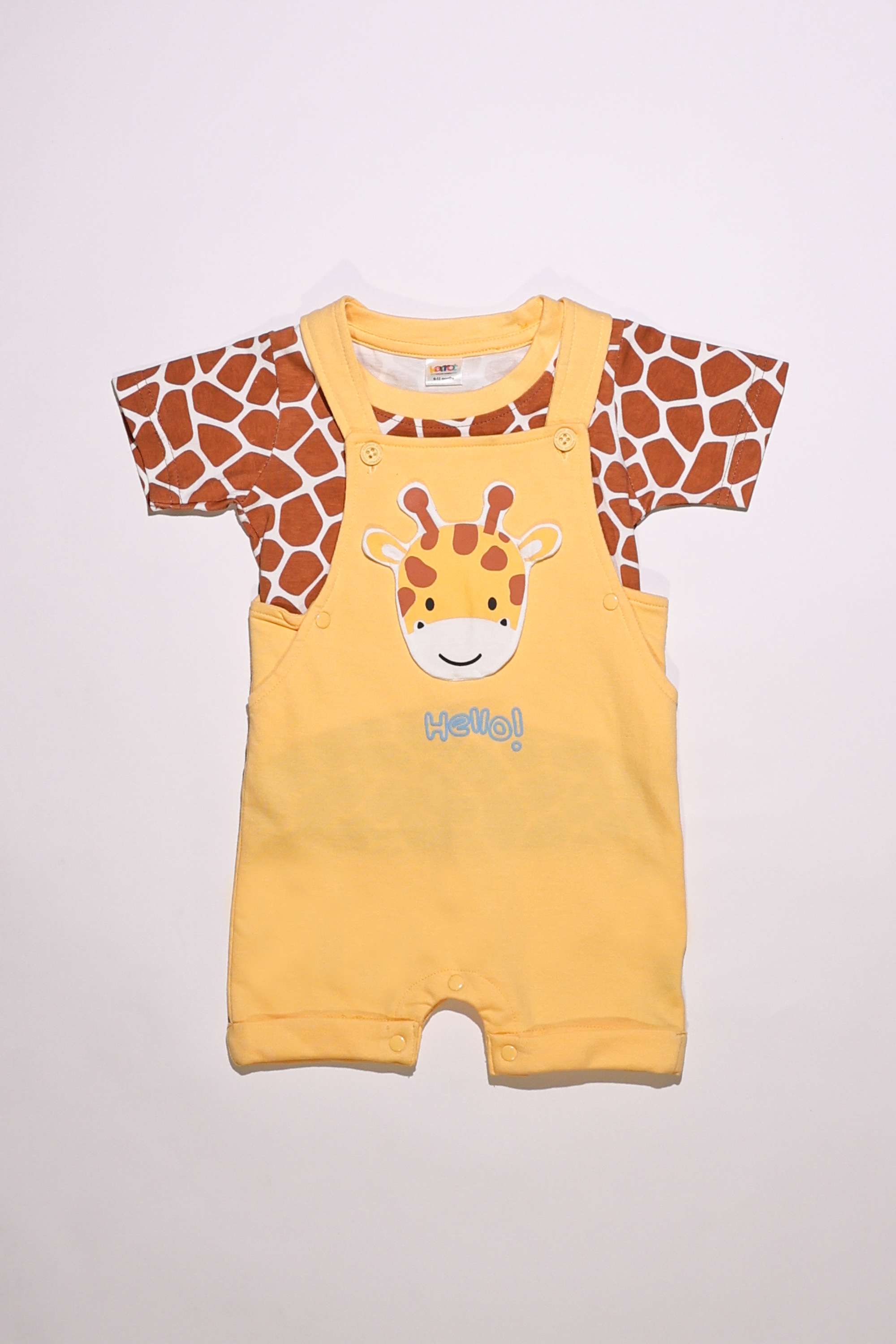 Graphic-Print-Cotton-Above-Knee-Infants-Dungarees