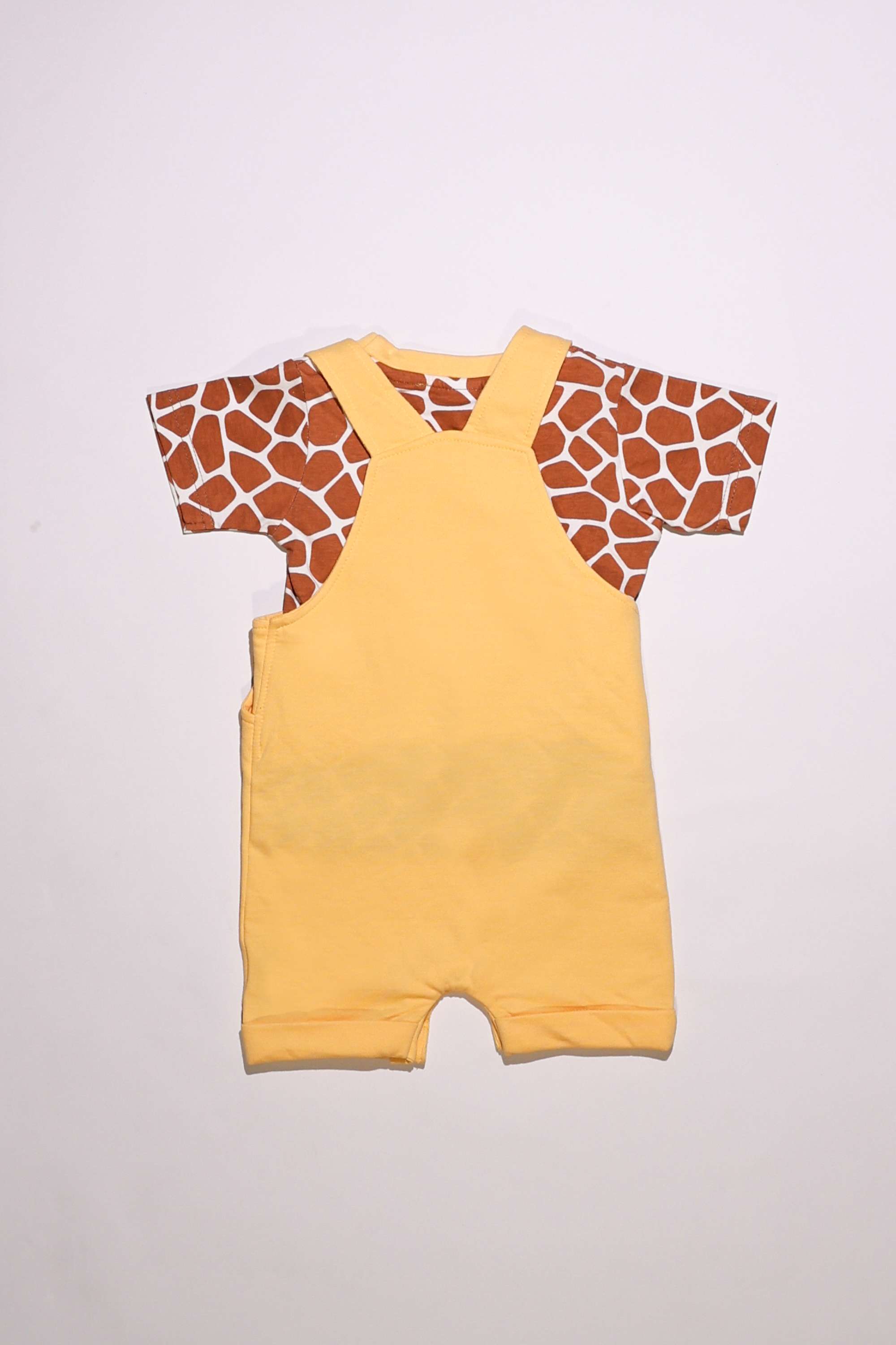 Graphic-Print-Cotton-Above-Knee-Infants-Dungarees