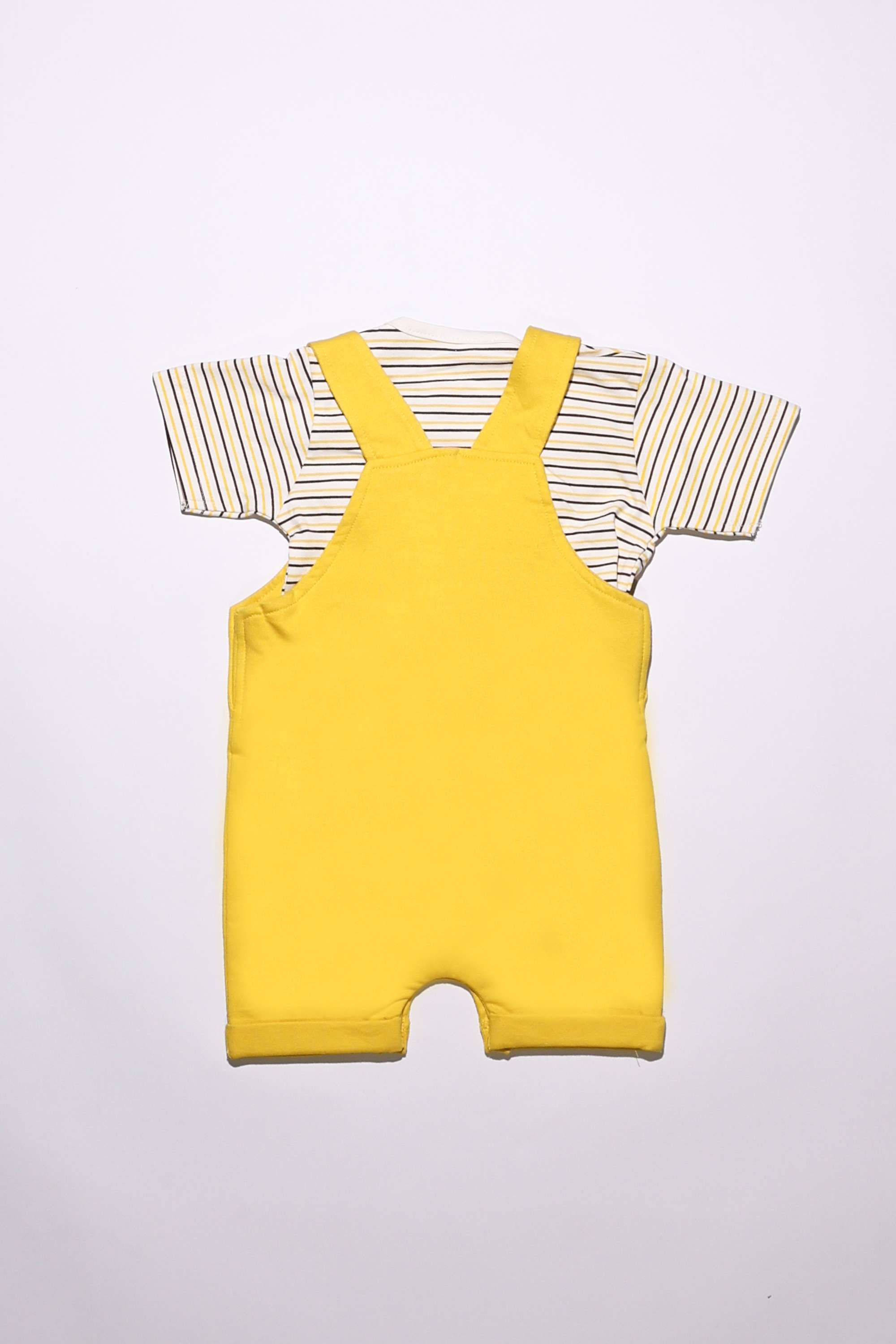 Blended-Fabric-Regular-Fit-Infant-Girls-Dungaree