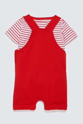 Graphic-Print-Cotton-Above-Knee-Infants-Dungarees