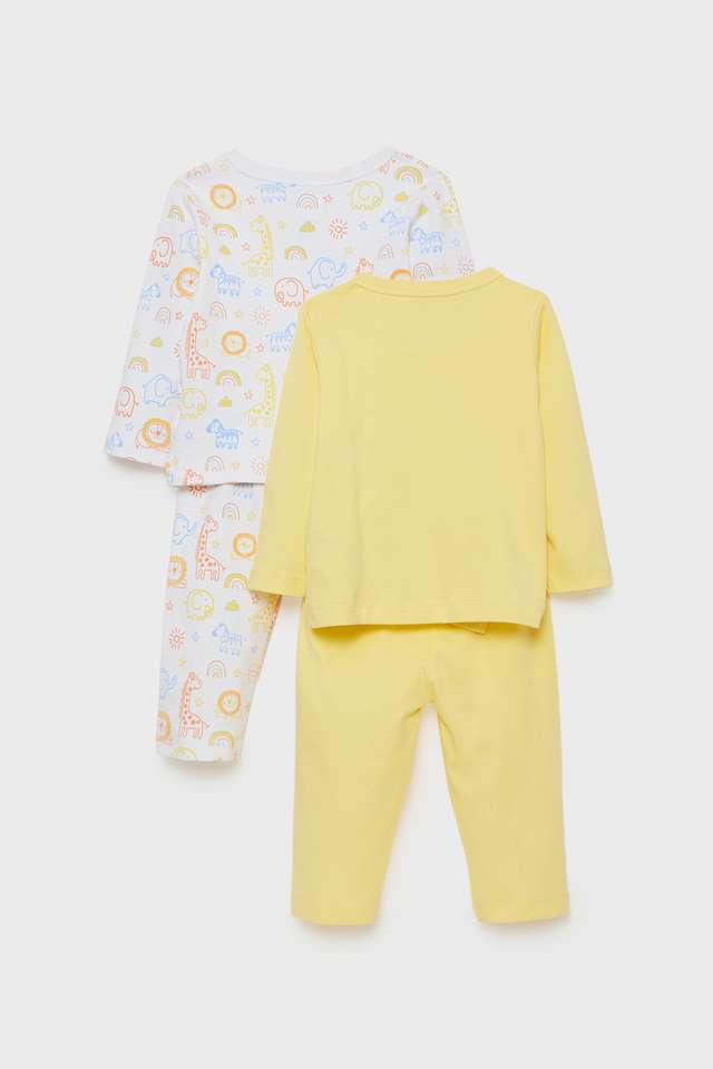 Printed-Cotton-Full-Length-Infant-Boys-Sleep-Wear-Top-&-Bottom-Set