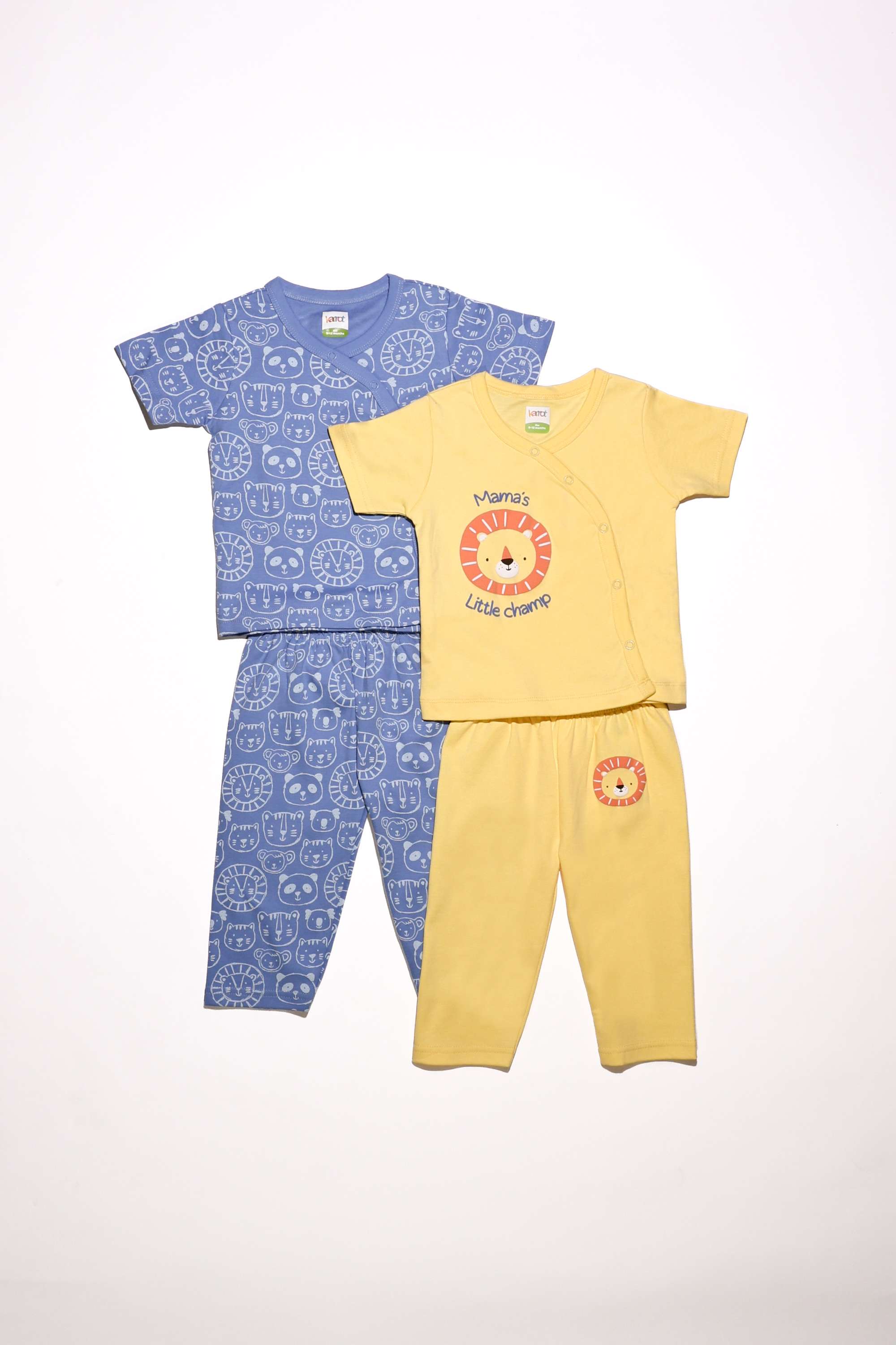 Printed-Cotton-Ankle-Length-Infants-Top-&-Bottom-Set