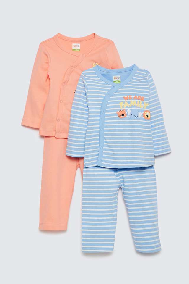 Printed-Cotton-Full-Length-Infant-Boys-Sleep-Wear-Top-&-Bottom-Set