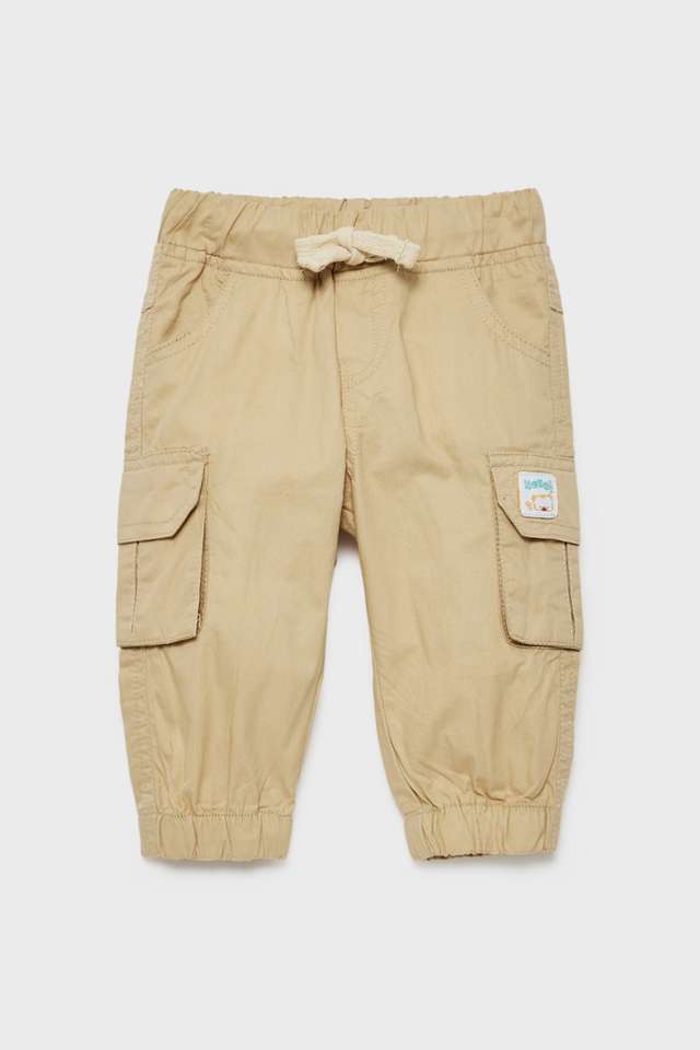 Solid-Cotton-Regular-Fit-Infants-Joggers
