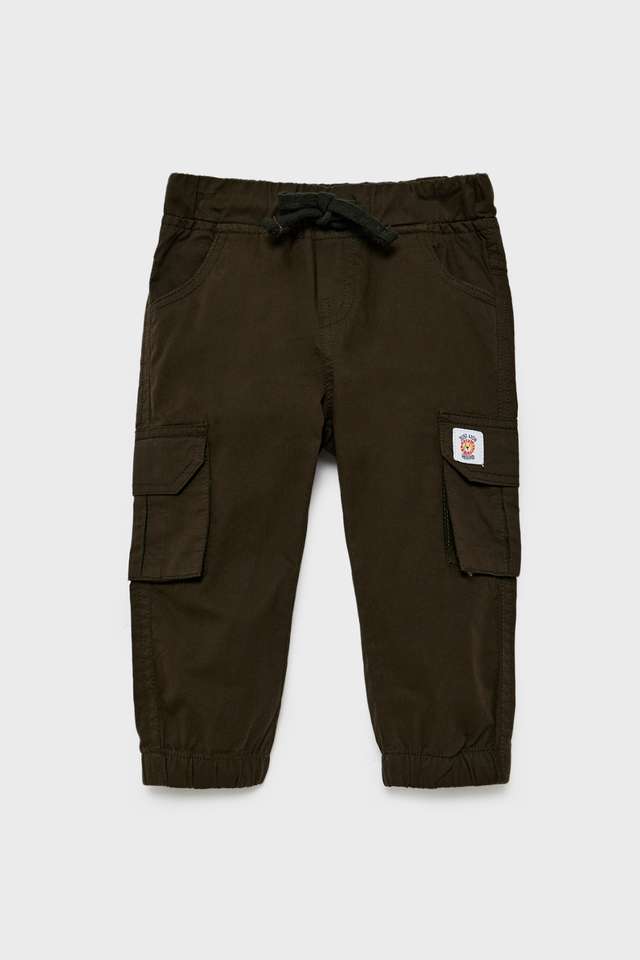 Solid-Cotton-Regular-Fit-Infants-Joggers