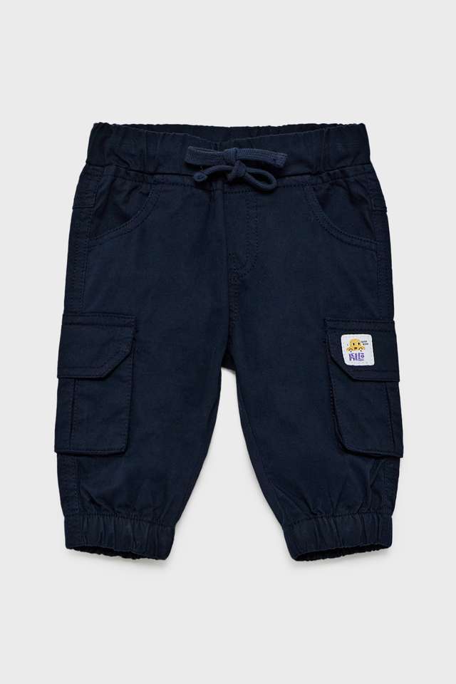 Solid-Cotton-Regular-Fit-Infants-Joggers