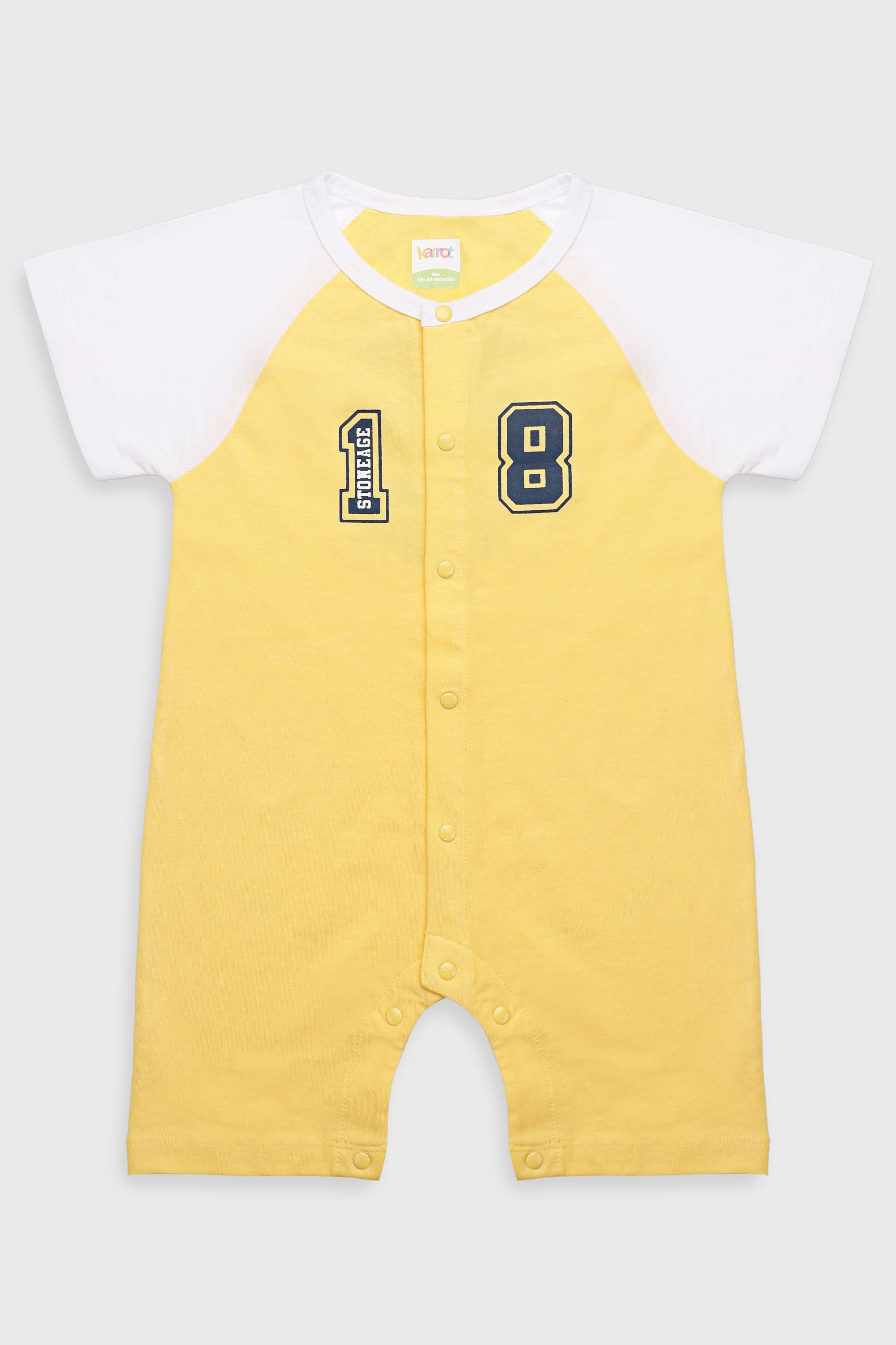 Solid-Cotton-Calf-Length-Infants-Rompers