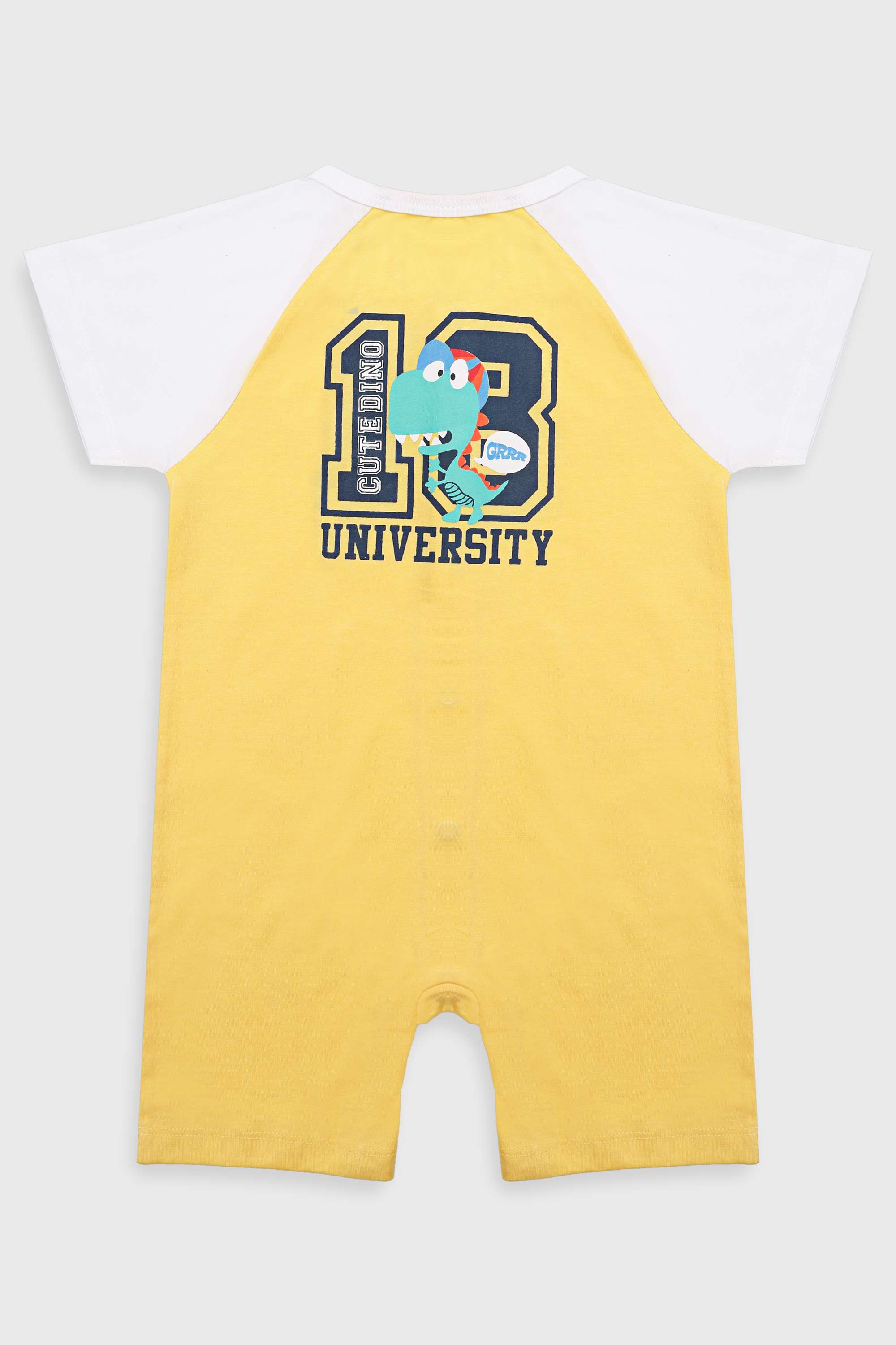 Solid-Cotton-Calf-Length-Infants-Rompers
