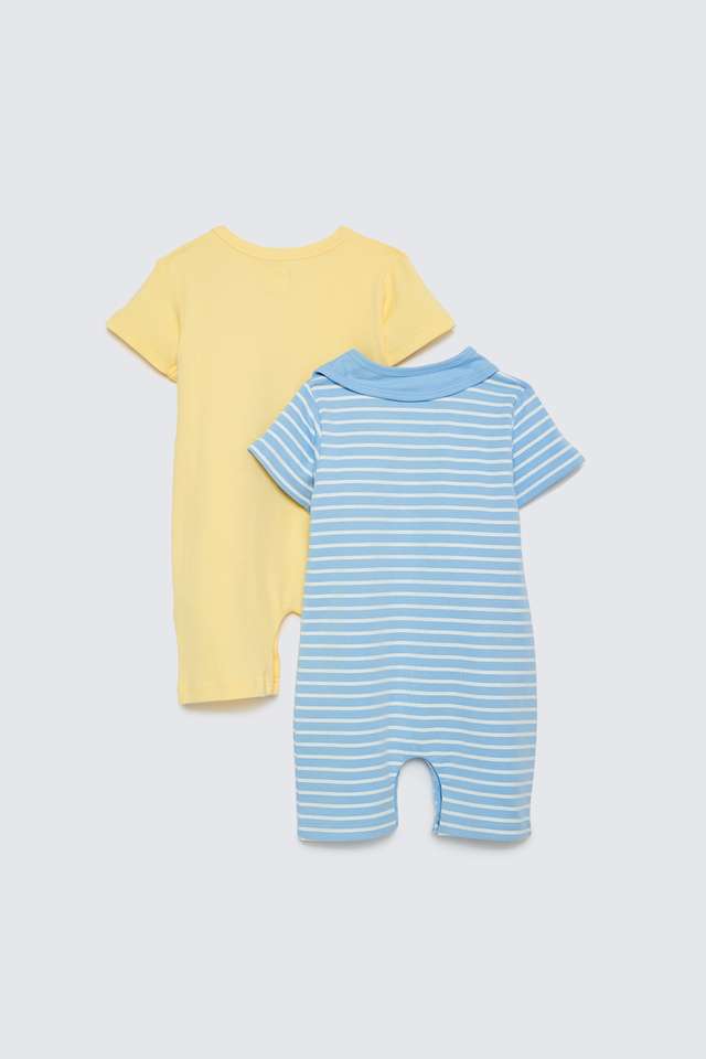 Printed-Cotton-Knee-Length-Infant-Boys-Sleep-Wear-Rompers