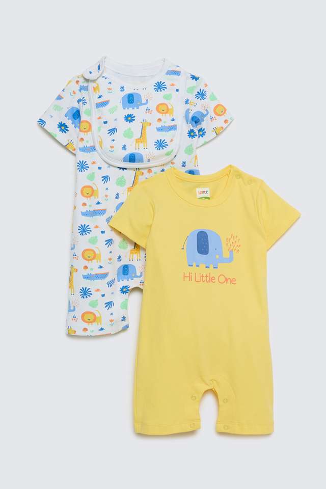 Printed-Cotton-Knee-Length-Infants-Rompers