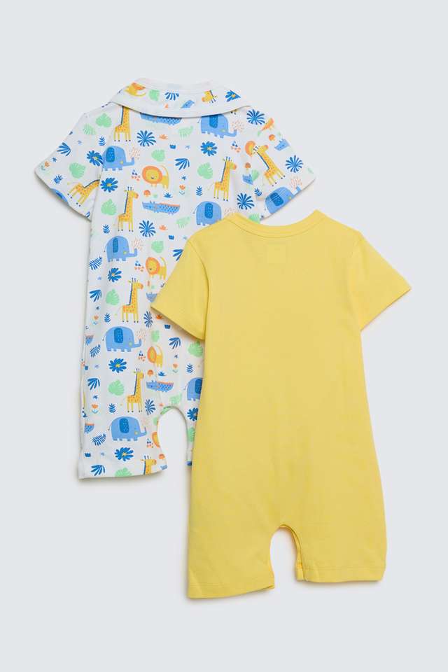 Printed-Cotton-Knee-Length-Infants-Rompers