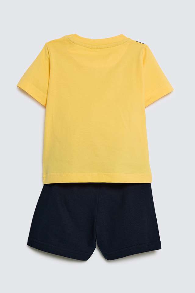 Graphic-Print-Cotton-Knee-Length-Infants-Clothing-Set