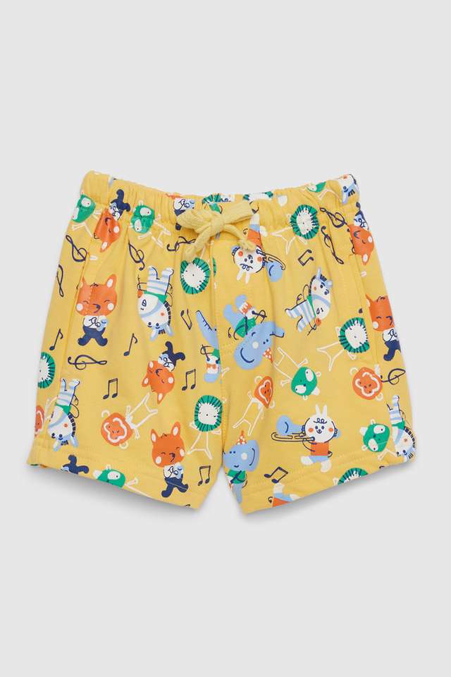 Printed-Cotton-Regular-Fit-Infant-Boys-Shorts