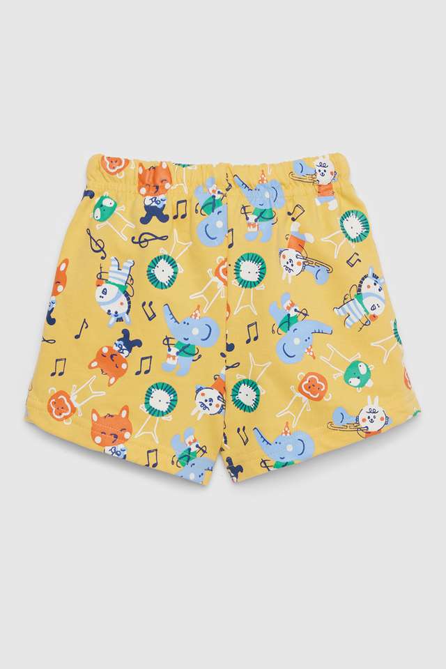 Printed-Cotton-Regular-Fit-Infant-Boys-Shorts