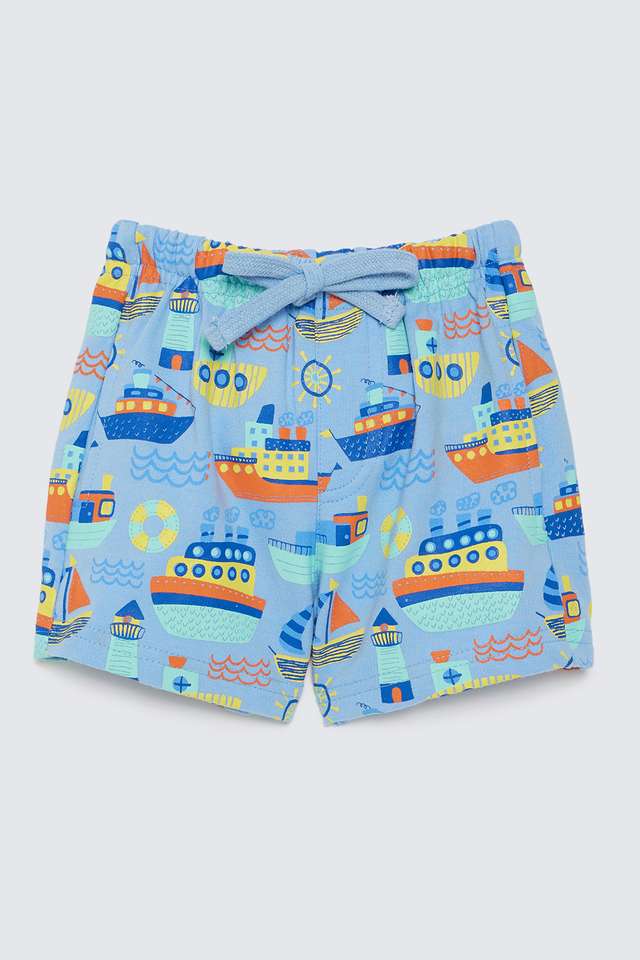 Printed-Cotton-Regular-Fit-Infant-Boys-Shorts