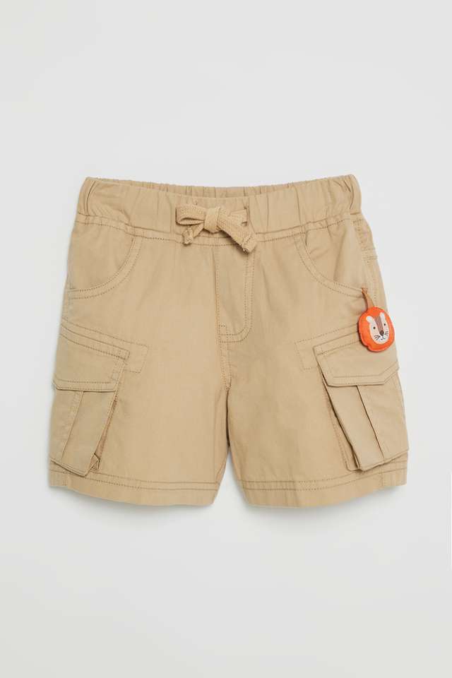 Solid-Cotton-Regular-Fit-Infant-Boys-Shorts
