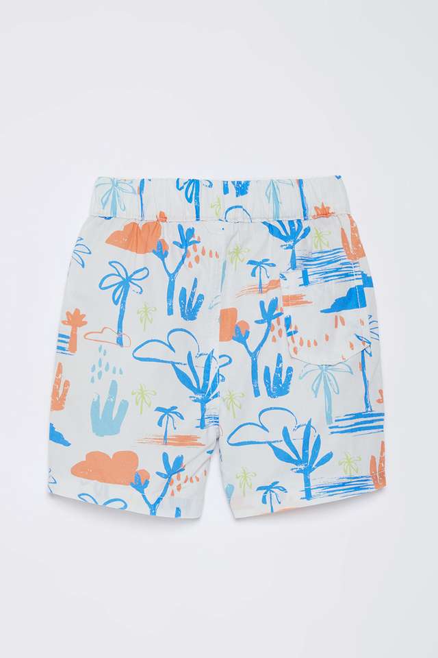 Printed-Poplin-Regular-Fit-Infant-Boys-Shorts