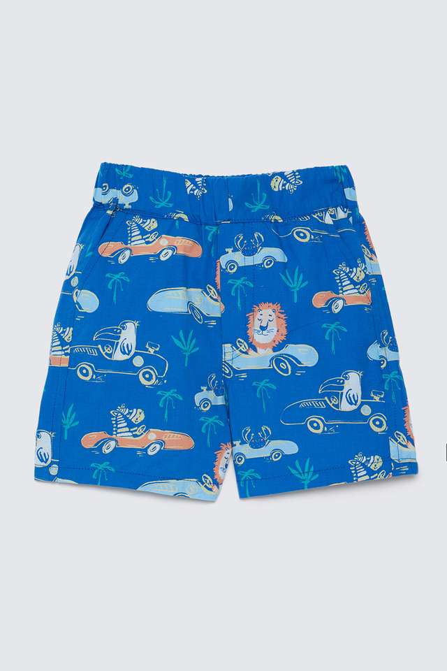 Printed-Poplin-Regular-Fit-Infant-Boys-Shorts