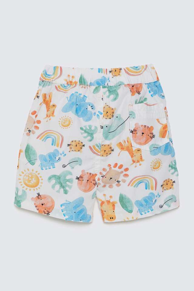 Printed-Poplin-Regular-Fit-Infant-Boys-Shorts