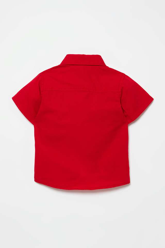 Solid-Cotton-Regular-Collar-Infants-Shirt